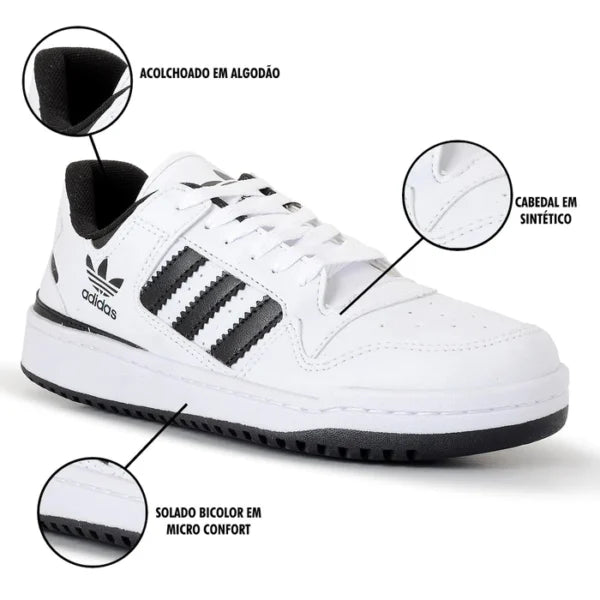 Adidas Forum Low 84 ADV – White/Black - Imagem 2