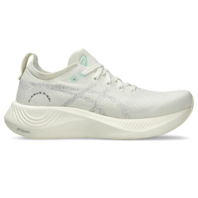 Tênis Asics Nimbus Mirai Paris White Comfort Maratona